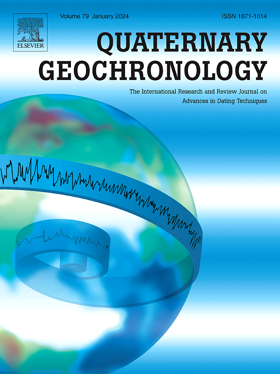 Go to journal home page - Quaternary Geochronology